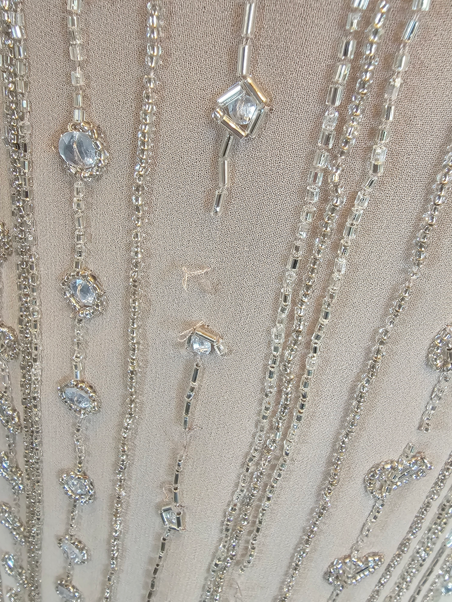 Camel Beaded Mid-Calf - Mac Duggal