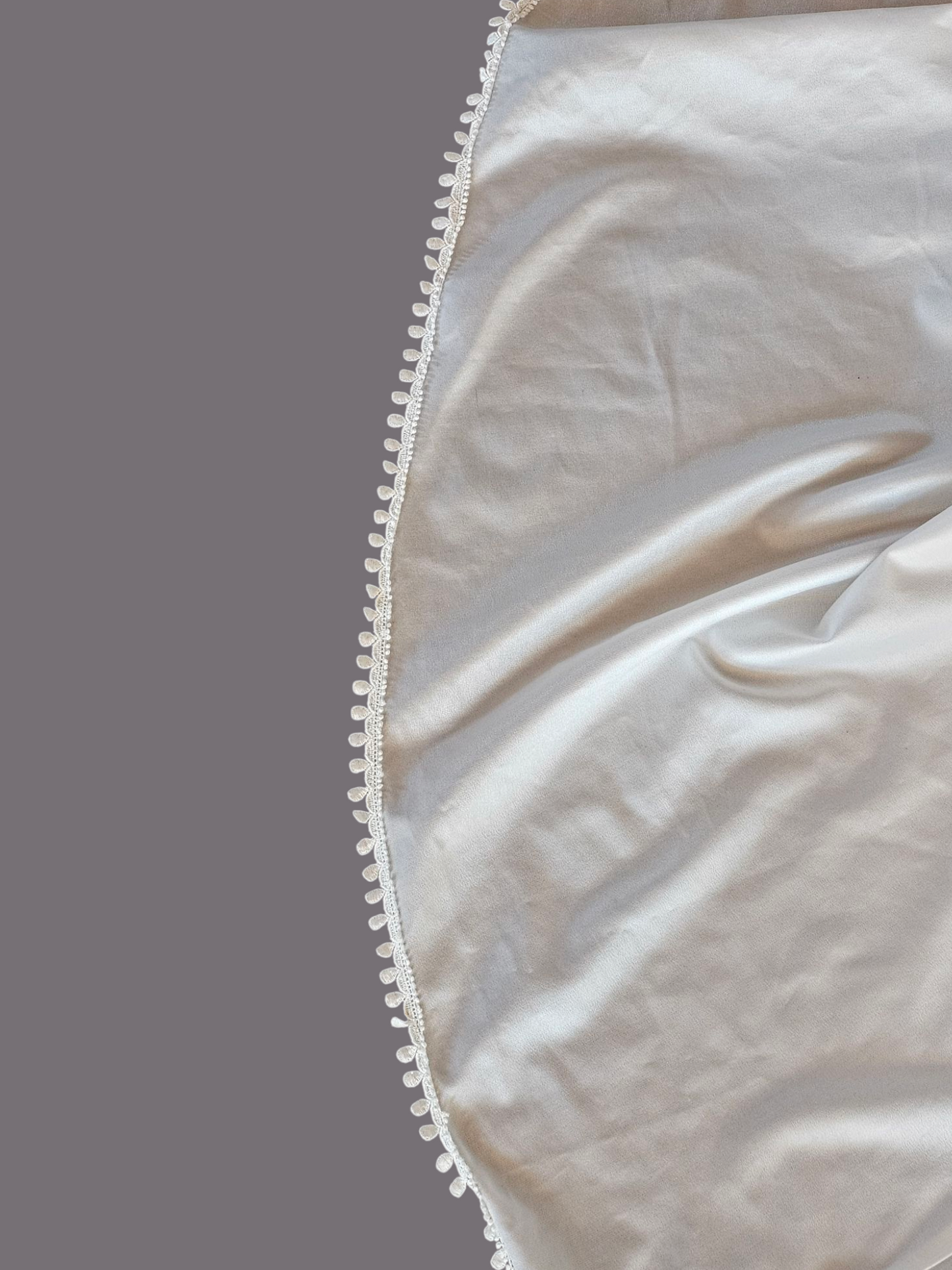 Vintage 70's White Long Sleeve Wedding Gown