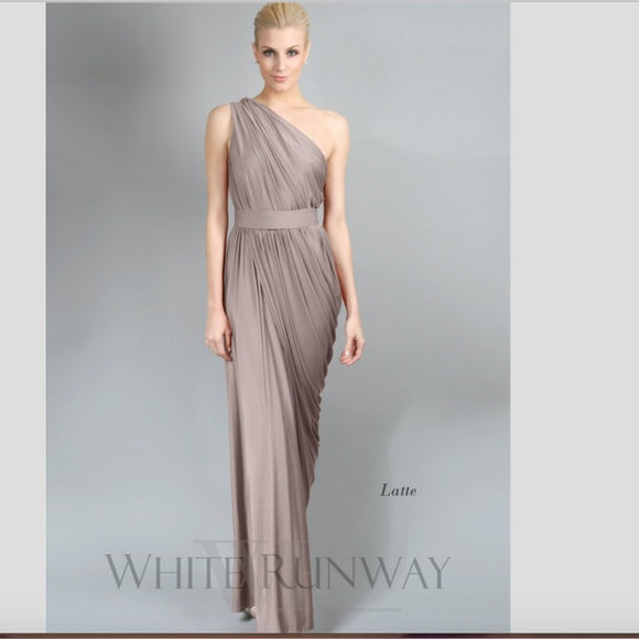 Ivory Jersey One Shoulder - Pia Gladys Perey