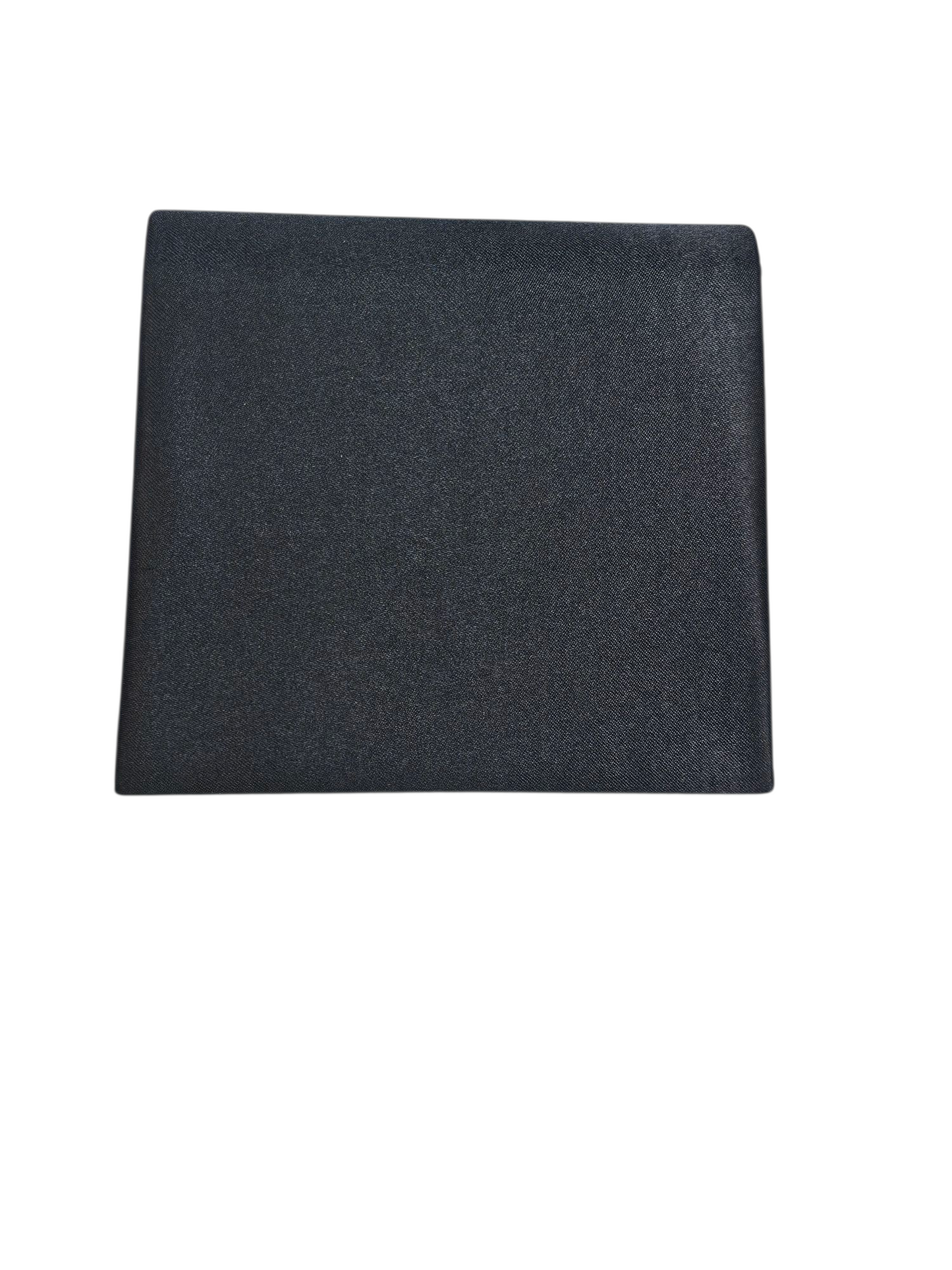 Black Satin Trapezoid Clutch