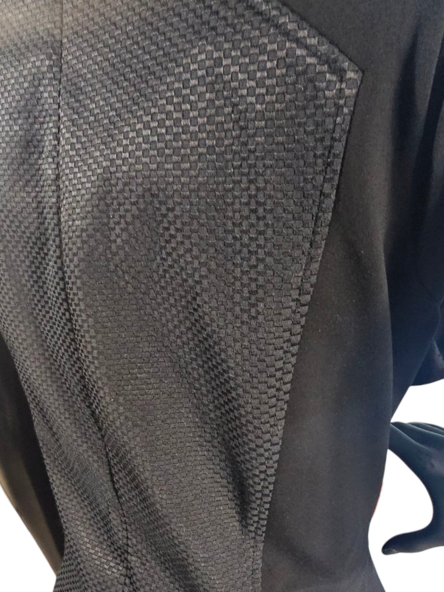 Black Mary Kay Fitted Cocktail Cap Sleeve Dress