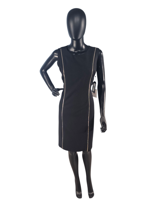 Black Zipper Sheath Dress - Calvin Klein - NWT