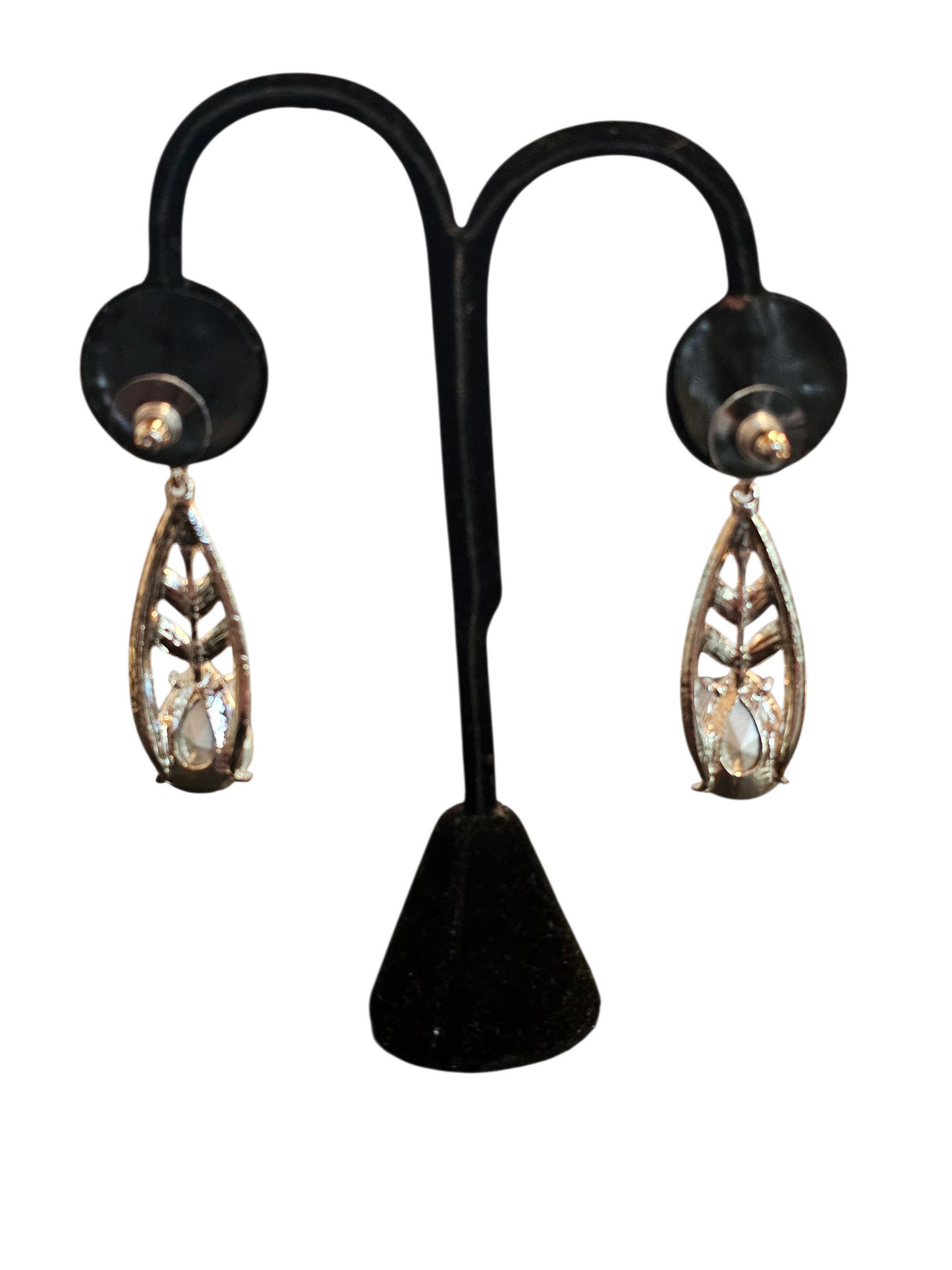 Iridecent Oval Earring