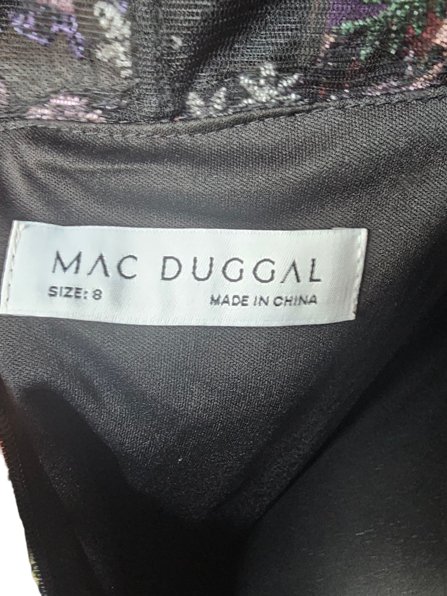 Floral Embroidered Cocktail Dress - Mac Duggal