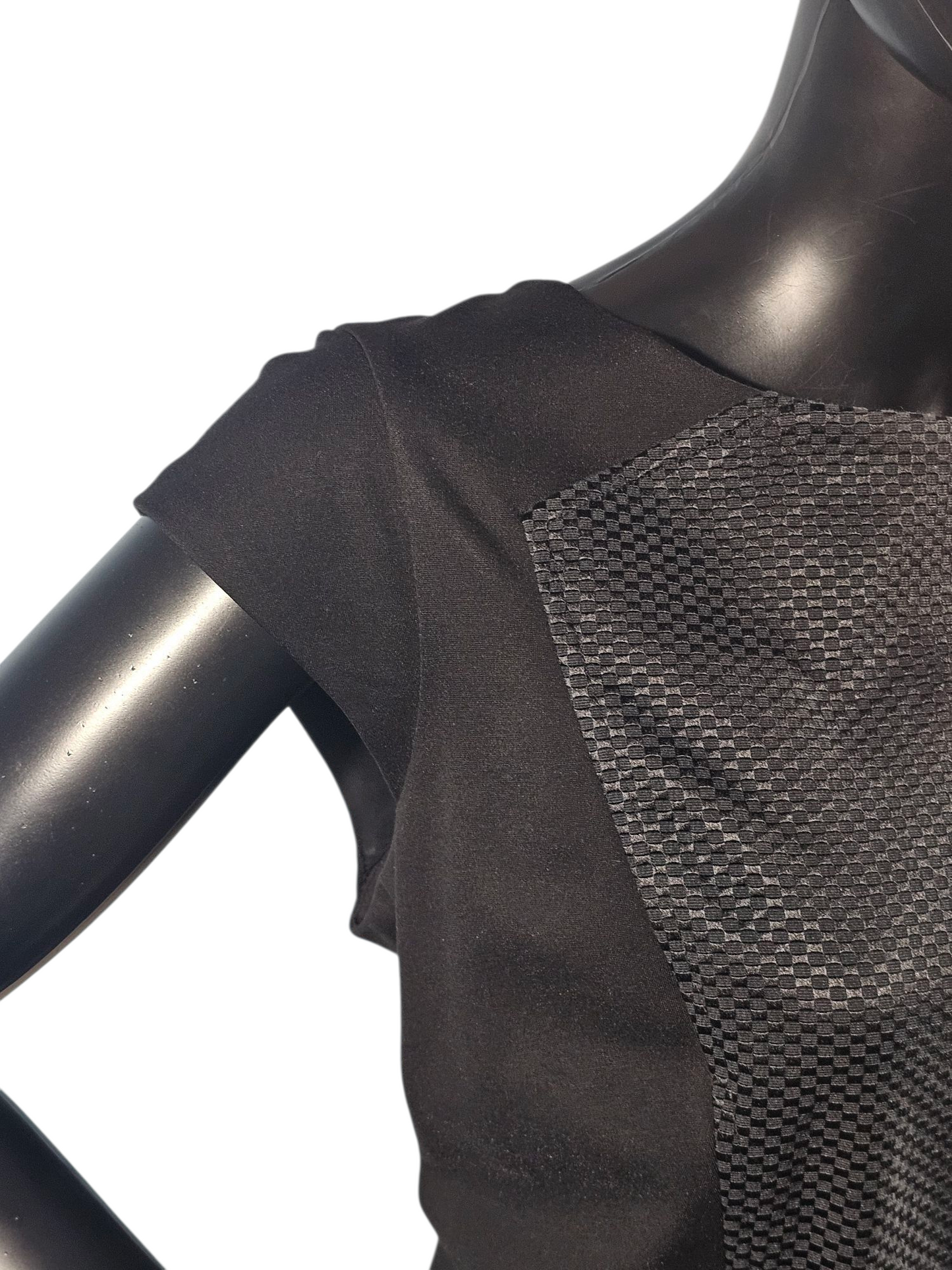 Black Mary Kay Fitted Cocktail Cap Sleeve Dress