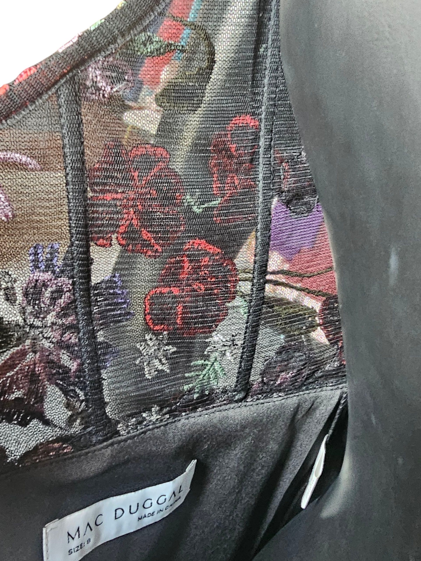 Floral Embroidered Cocktail Dress - Mac Duggal