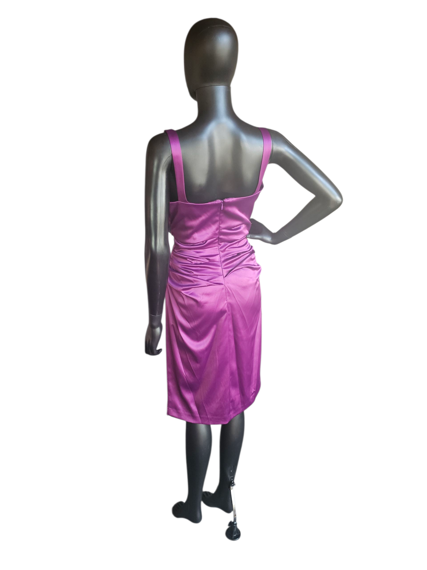 Electric Purple Scoop Cocktail Dress NWT - Suzi Chin/Nordstrom