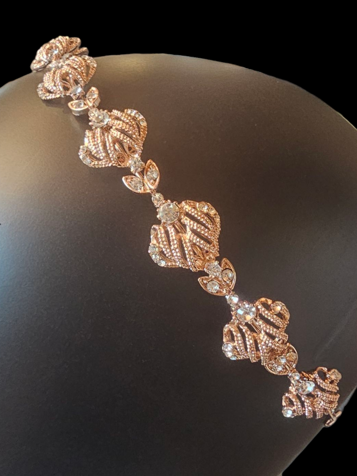 Rose Gold Crystal Deco Headband