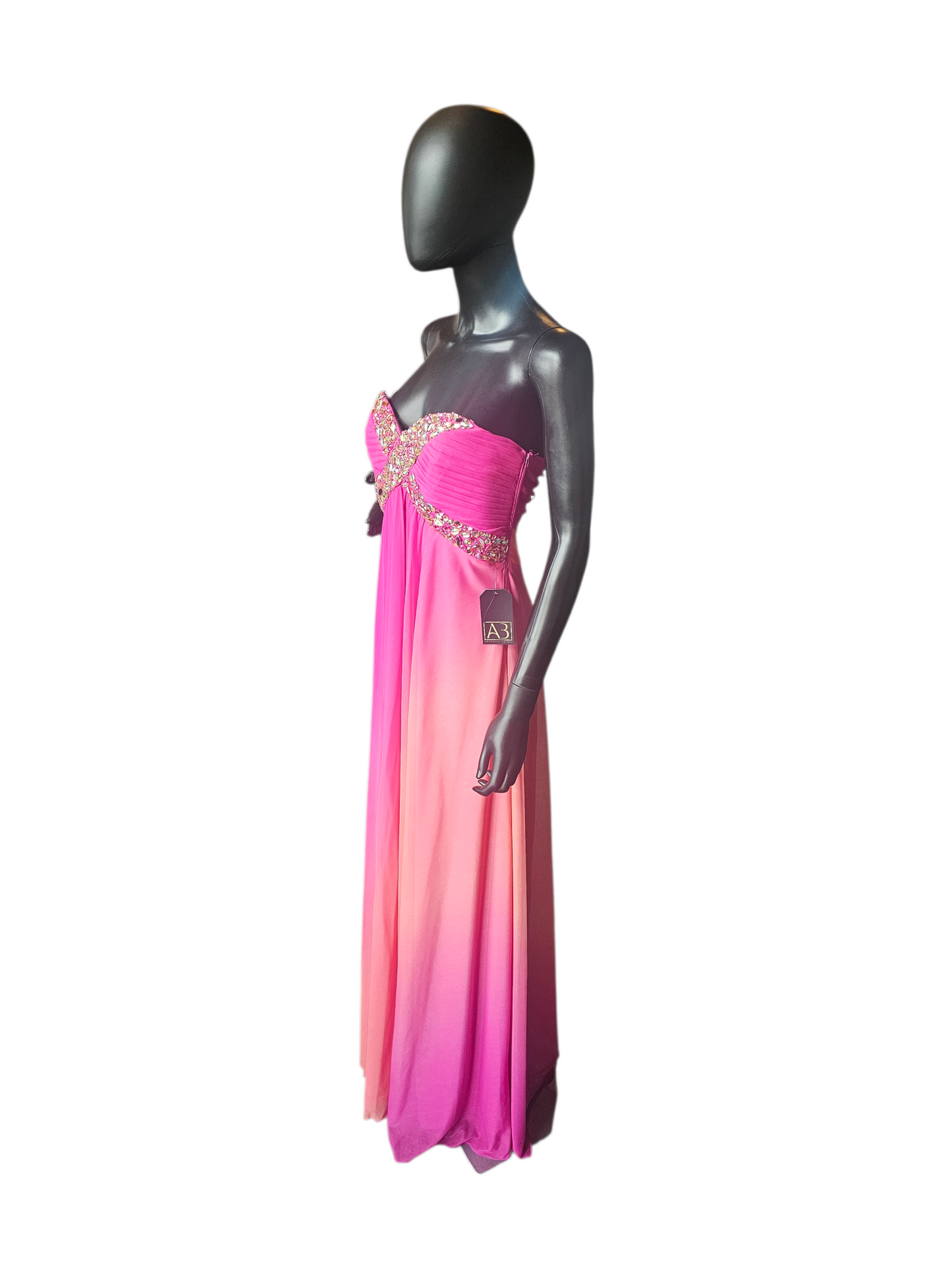 Y2K Pink/Orange Ombre Prom Dress - My Michelle