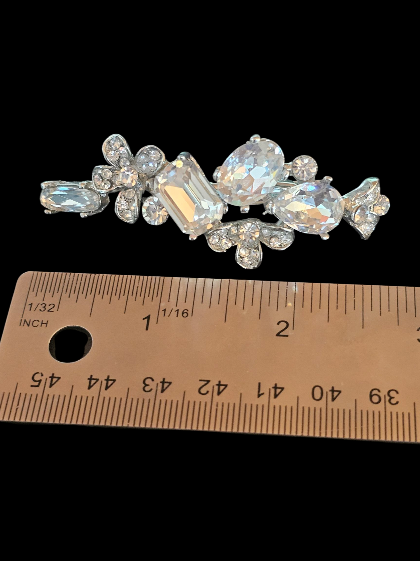 Crystal Aligator Hair Clip
