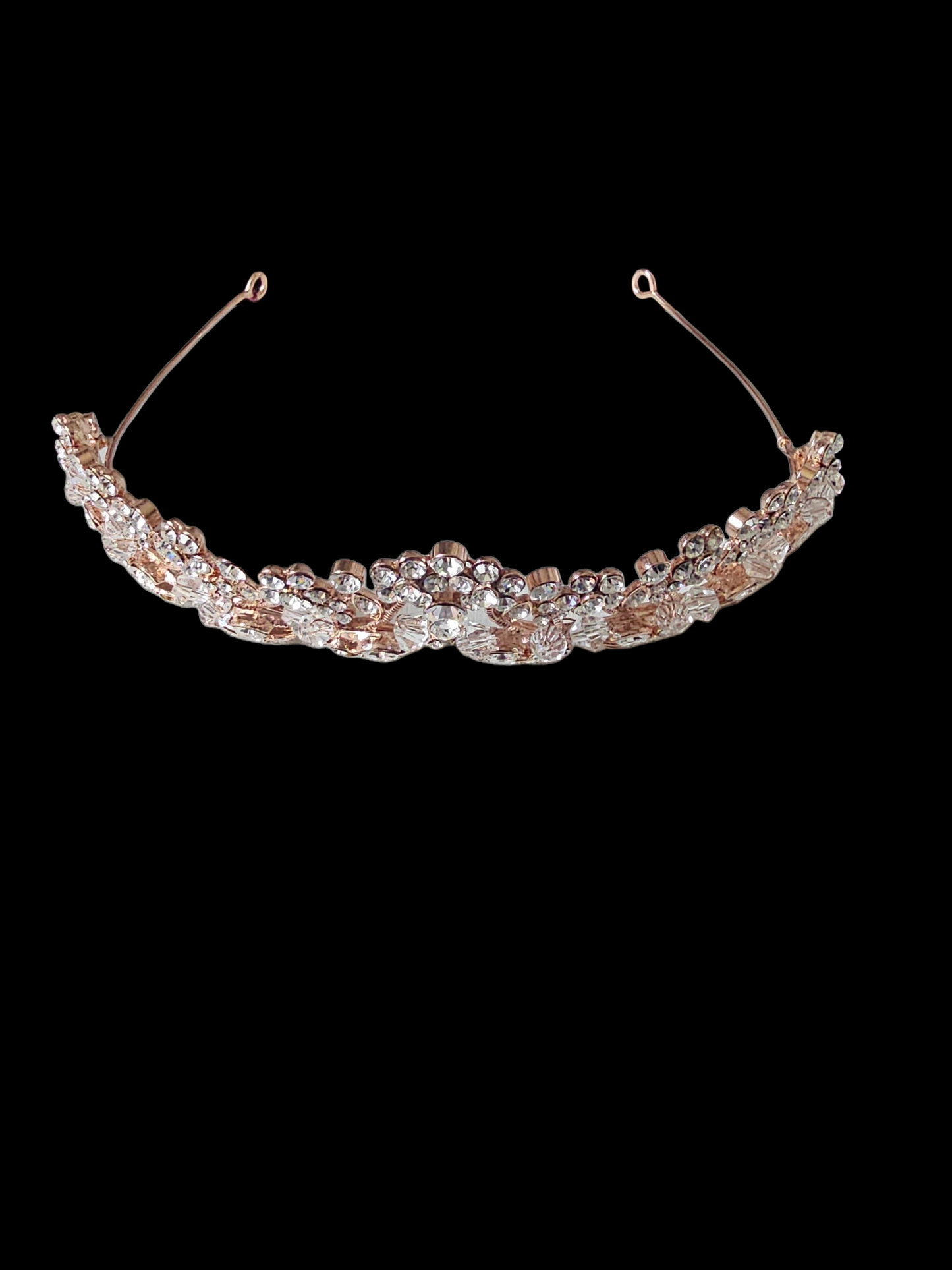 Rose Gold Crystal Tiara