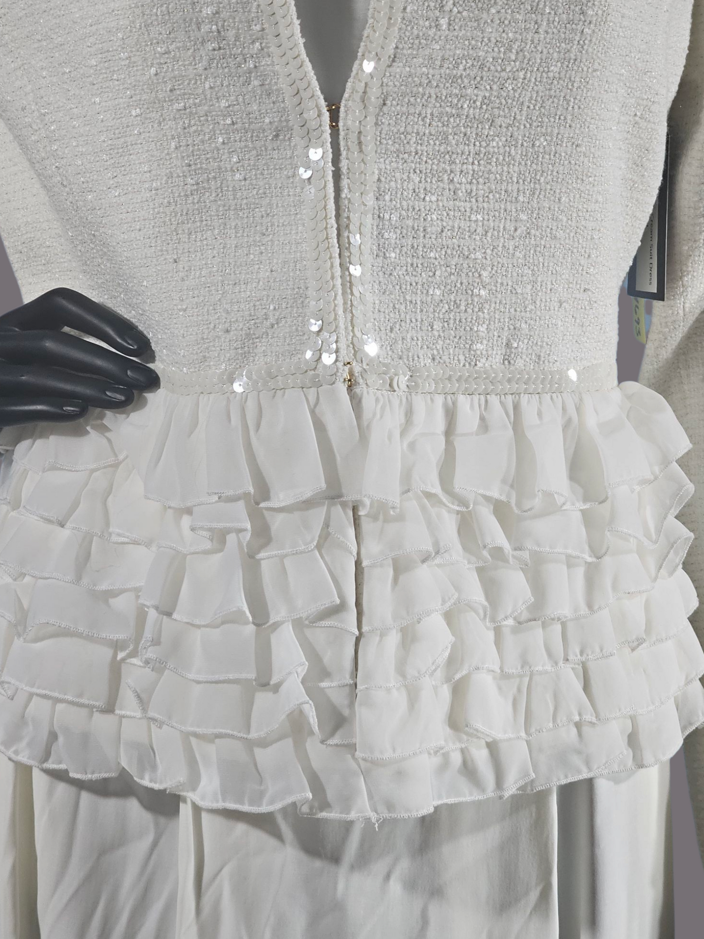 Boston Proper Ivory Jacket/Sheath Dress