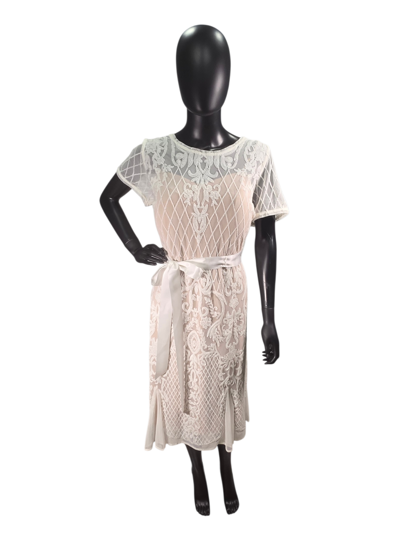 Ivory/Nude Sequin Kick - R & M Richards