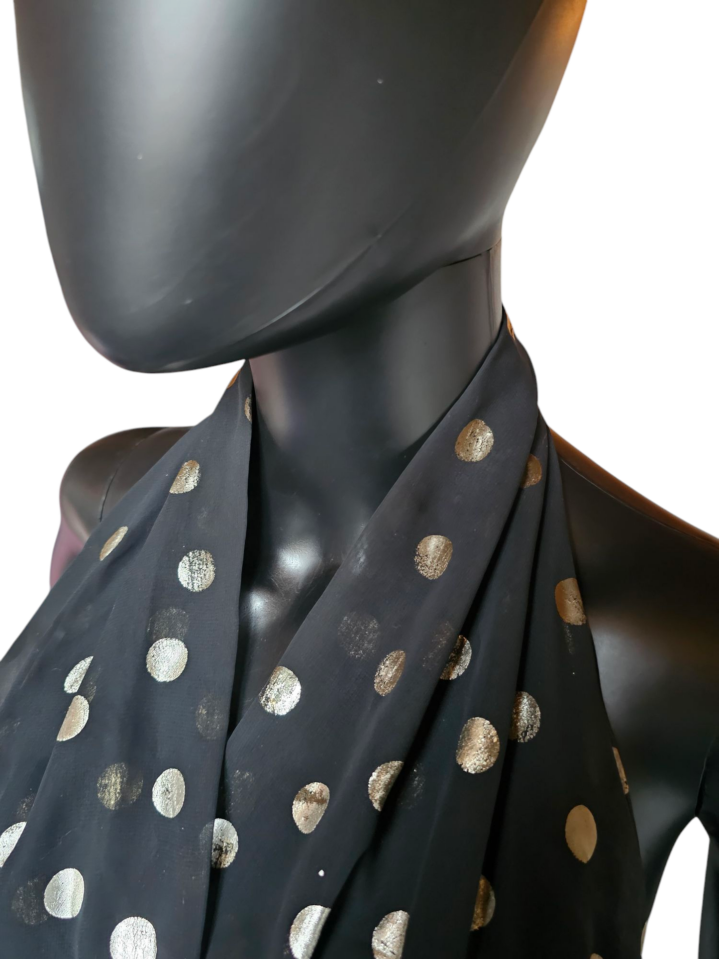 Vintage Polkadot Halter Cocktail Dress