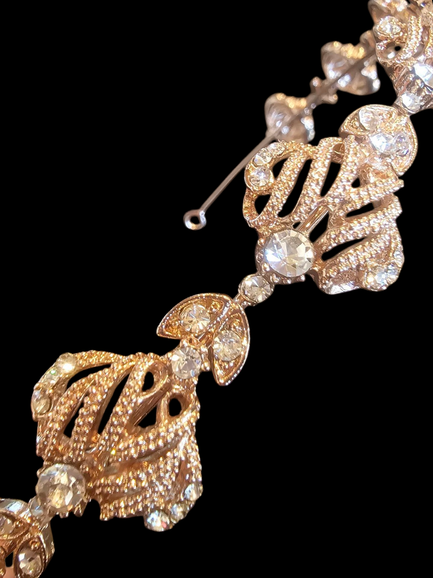 Rose Gold Crystal Deco Headband