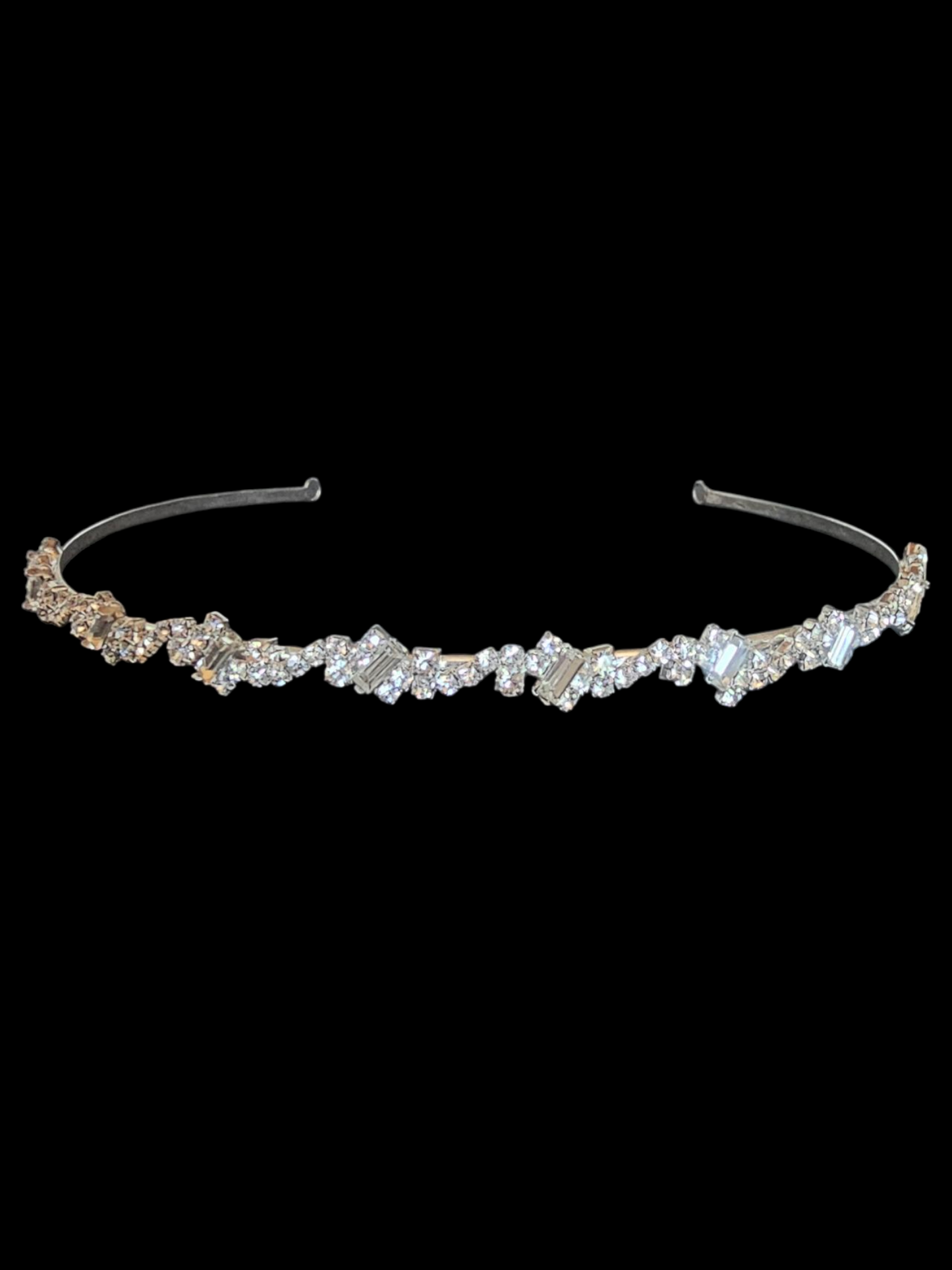 Silver/Rhinestone Simple Tiara