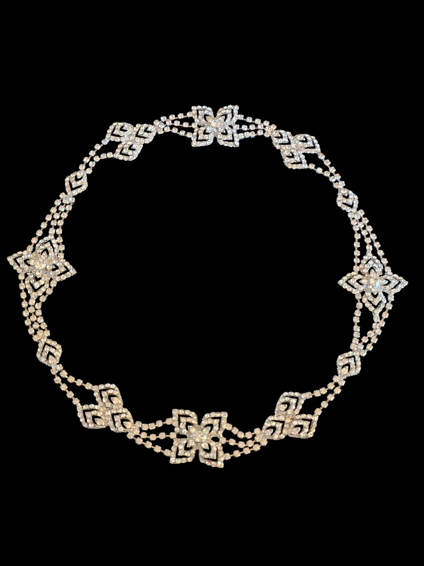 Art Deco Crystal Hair Coronet