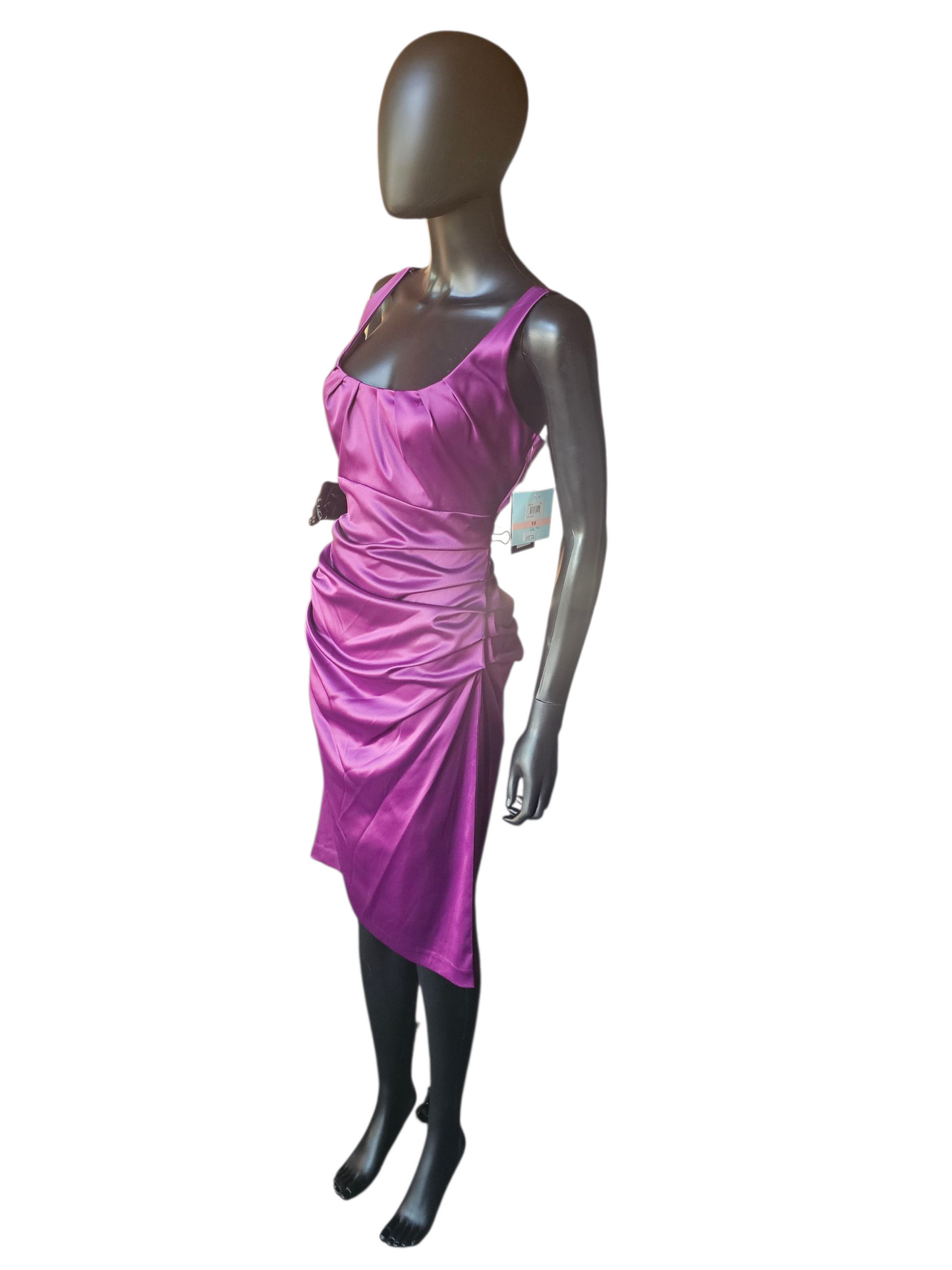 Electric Purple Scoop Cocktail Dress NWT - Suzi Chin/Nordstrom