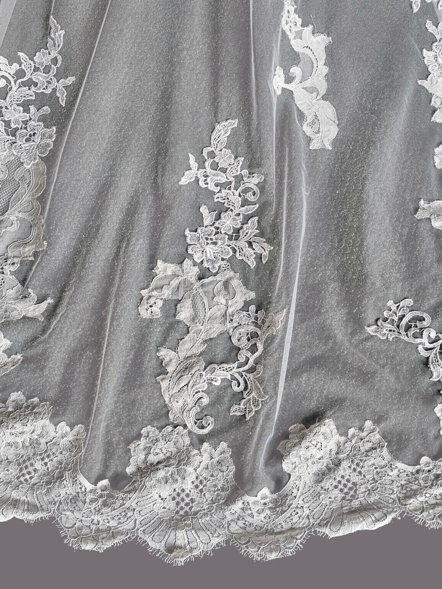 White Lace Illusion Bodice Open Back Wedding Gown - Morilee Madeline Gardner