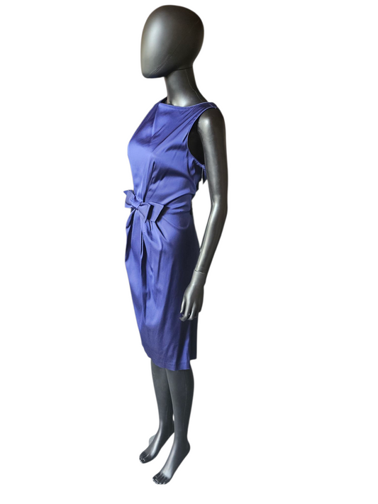 Navy Sheath Bow Cocktail Dress- Maggie London - NWT