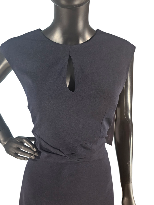 NWT - Navy Keyhole Sheath Dress - London Times