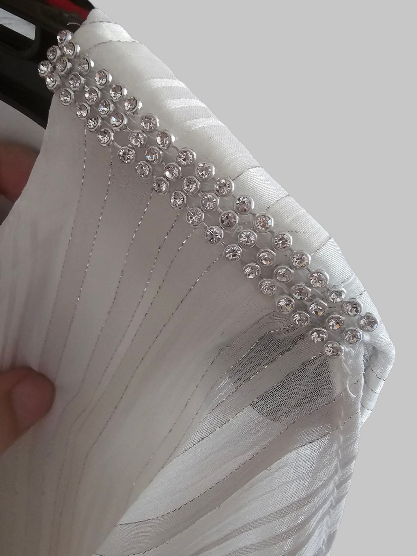 White Silver Thread Cold Shoulder Short/Cocktail Dress - NWT - Sam & Jess