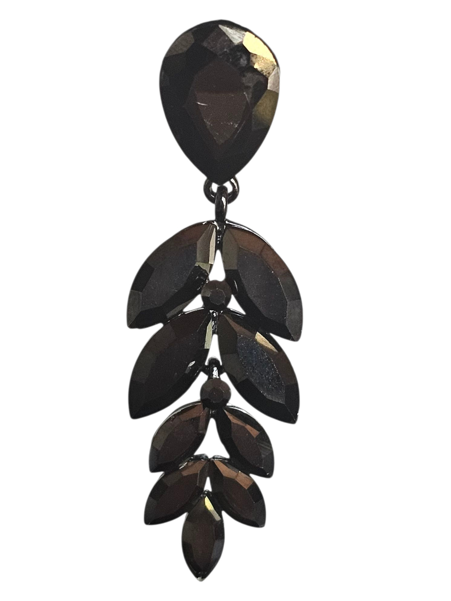 Metallic Leaf Drop Earring