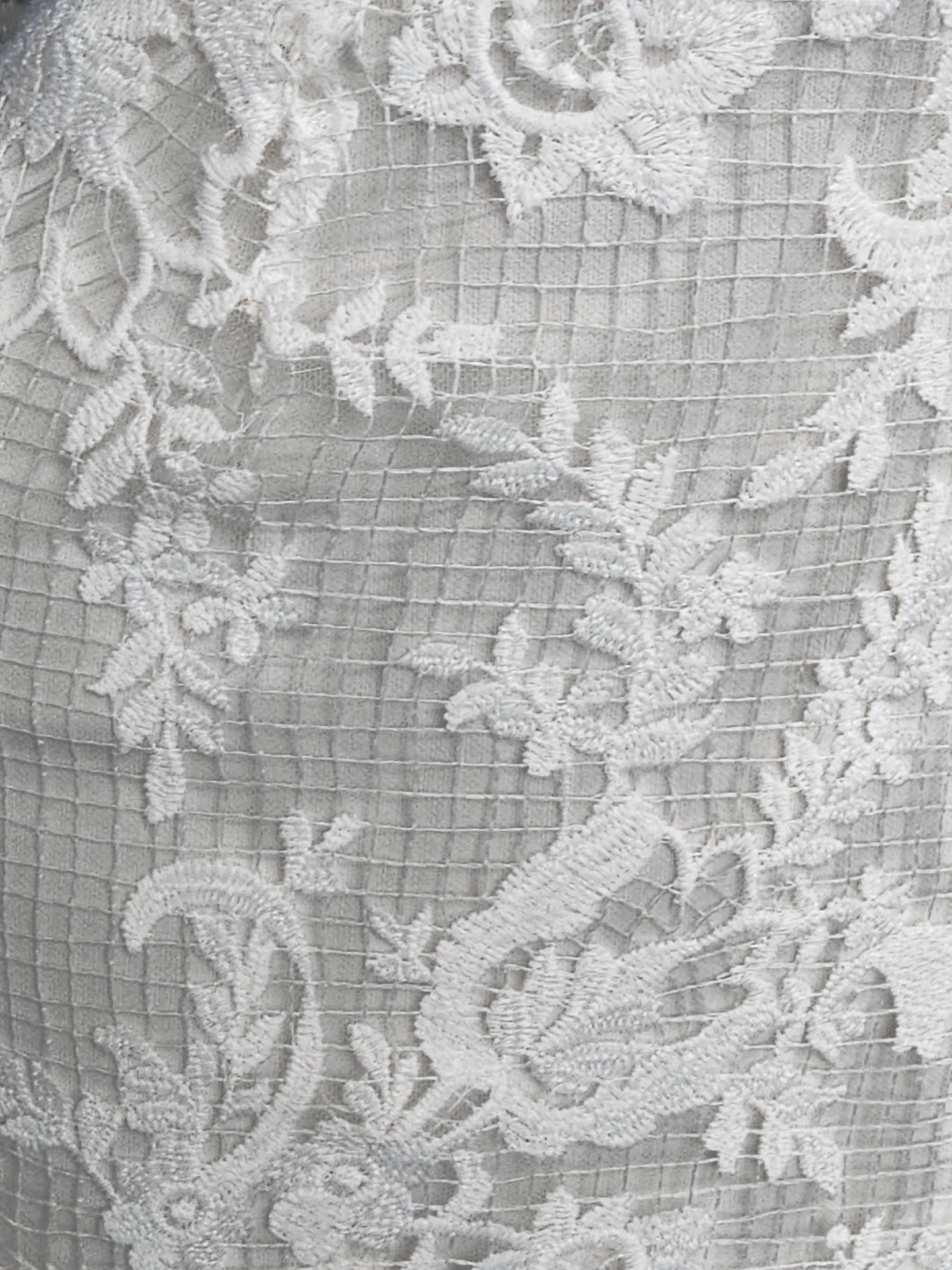 Ivory Open Weave Lace Cap Sleeve Open Open Back Wedding Gown - Beloved