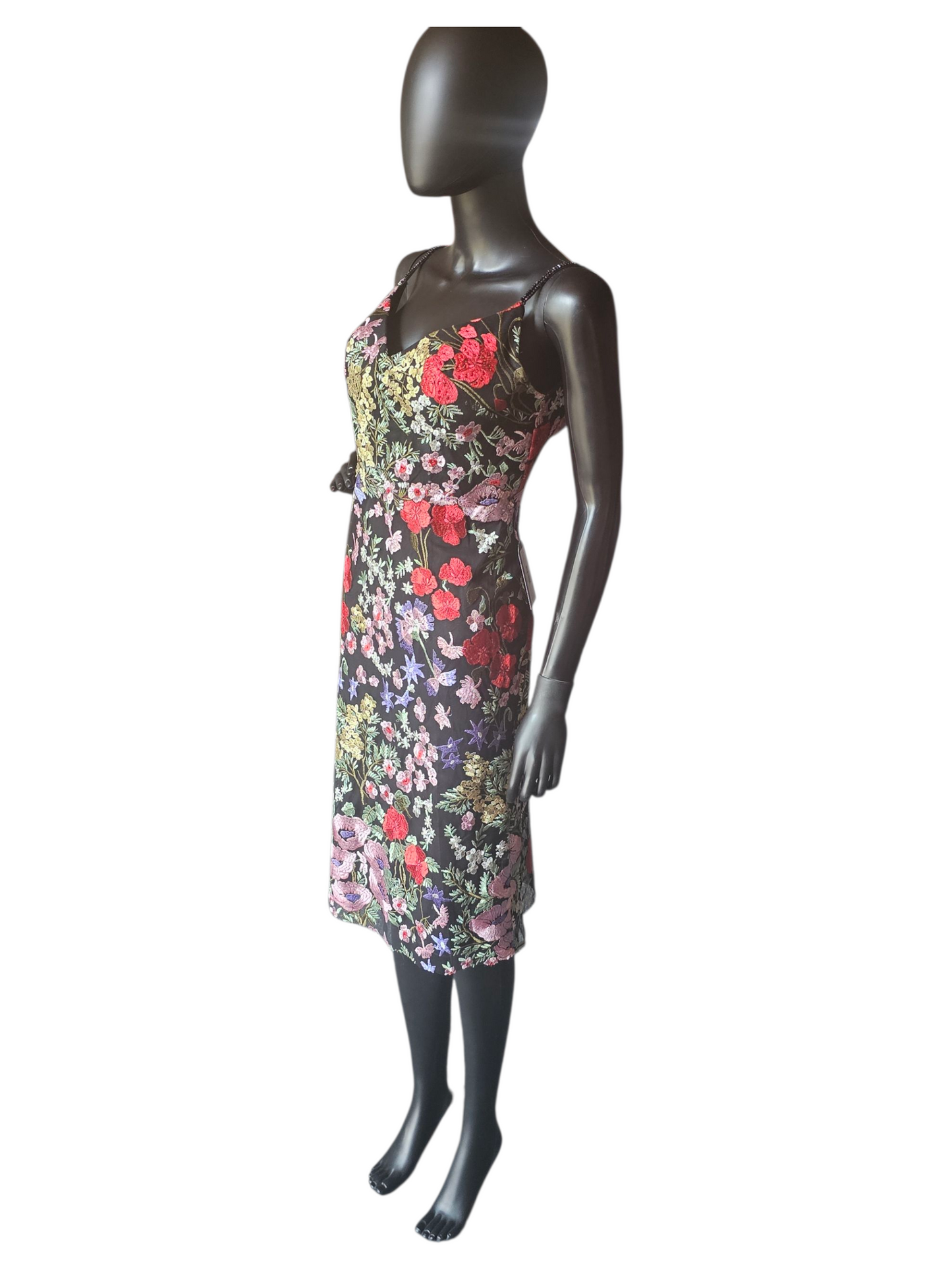 Floral Embroidered Cocktail Dress - Mac Duggal