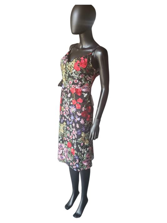 Floral Embroidered Cocktail Dress - Mac Duggal