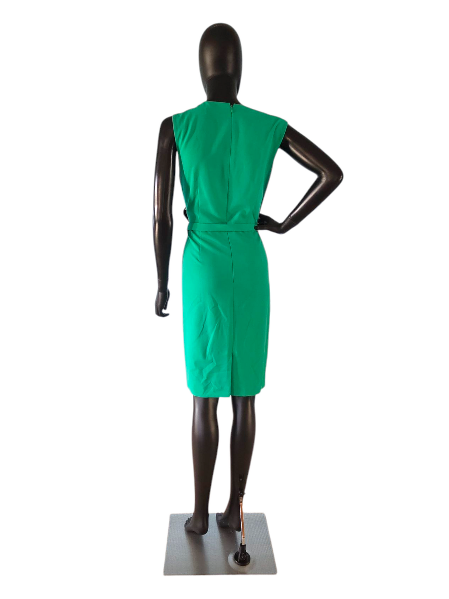 Kelly Green Belted Shift Dress - Nine West
