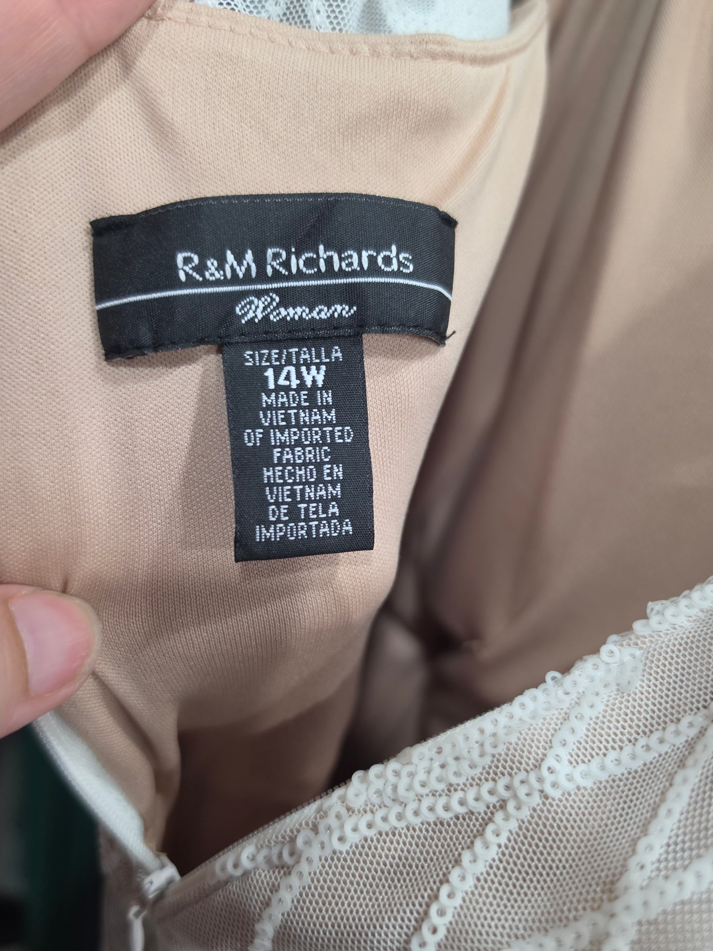 Ivory/Nude Sequin Kick - R & M Richards