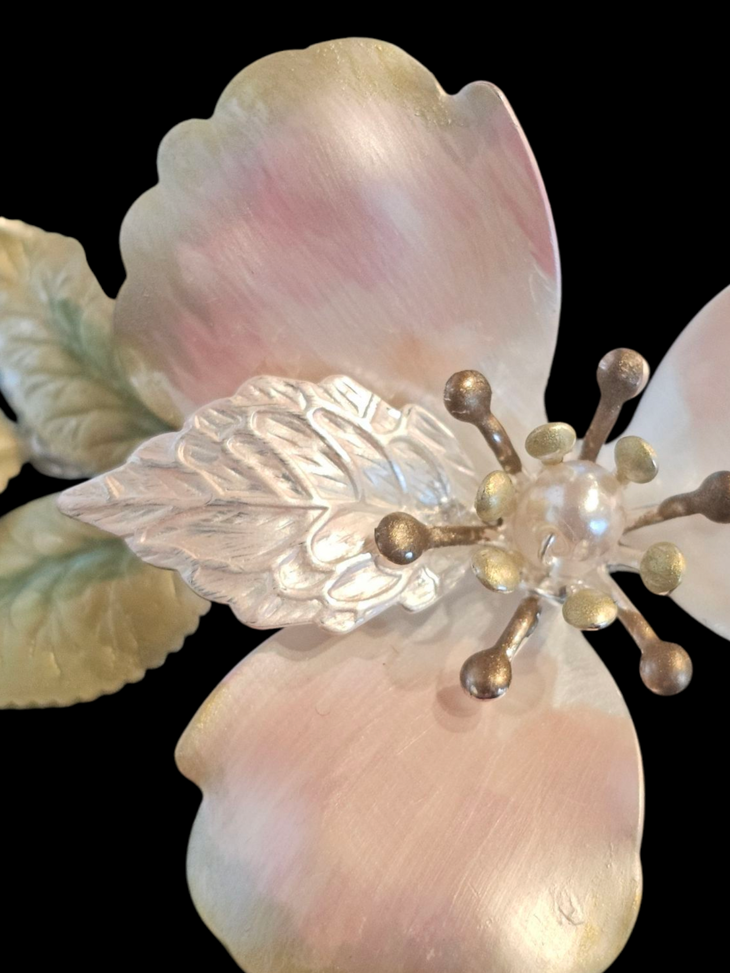 Simple Metal Flower Hair Clip - Marionat