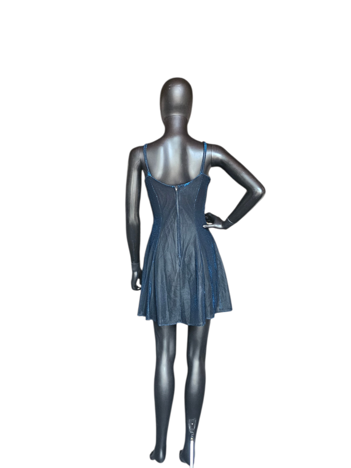 Vintage Y2K Blue Sparkle Homecoming Dress - All That Jazz