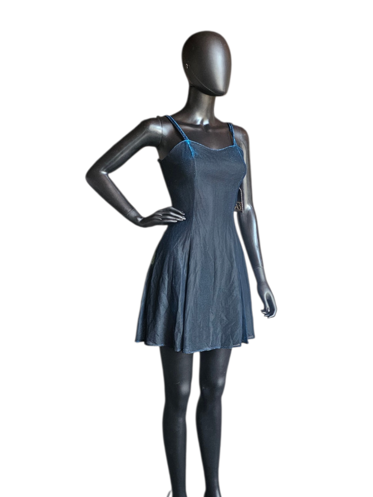 Vintage Y2K Blue Sparkle Homecoming Dress - All That Jazz