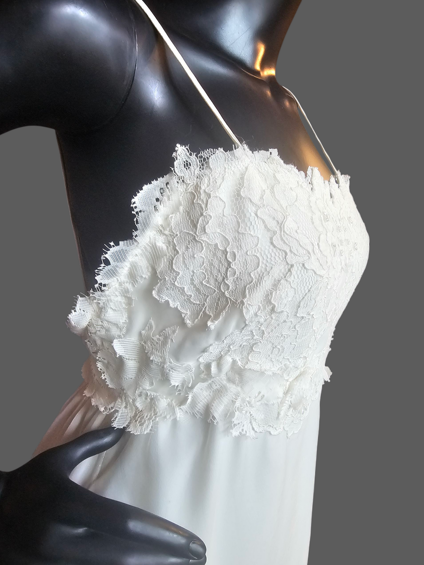 Vintage Ivory Empire A-Line Wedding Gown - Renewal