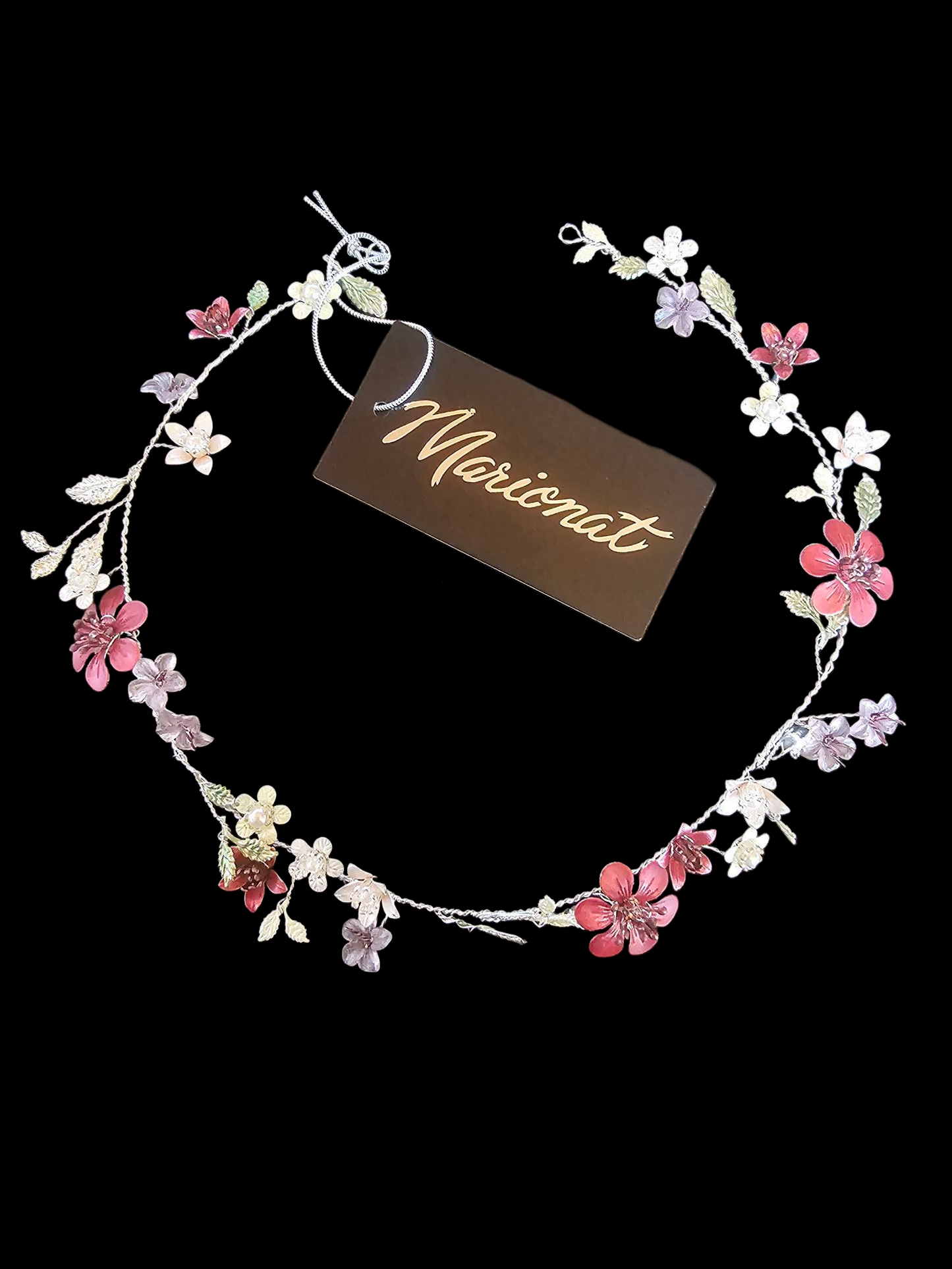 Multi-Colored Metal Floral Hair Accessory - Marionat