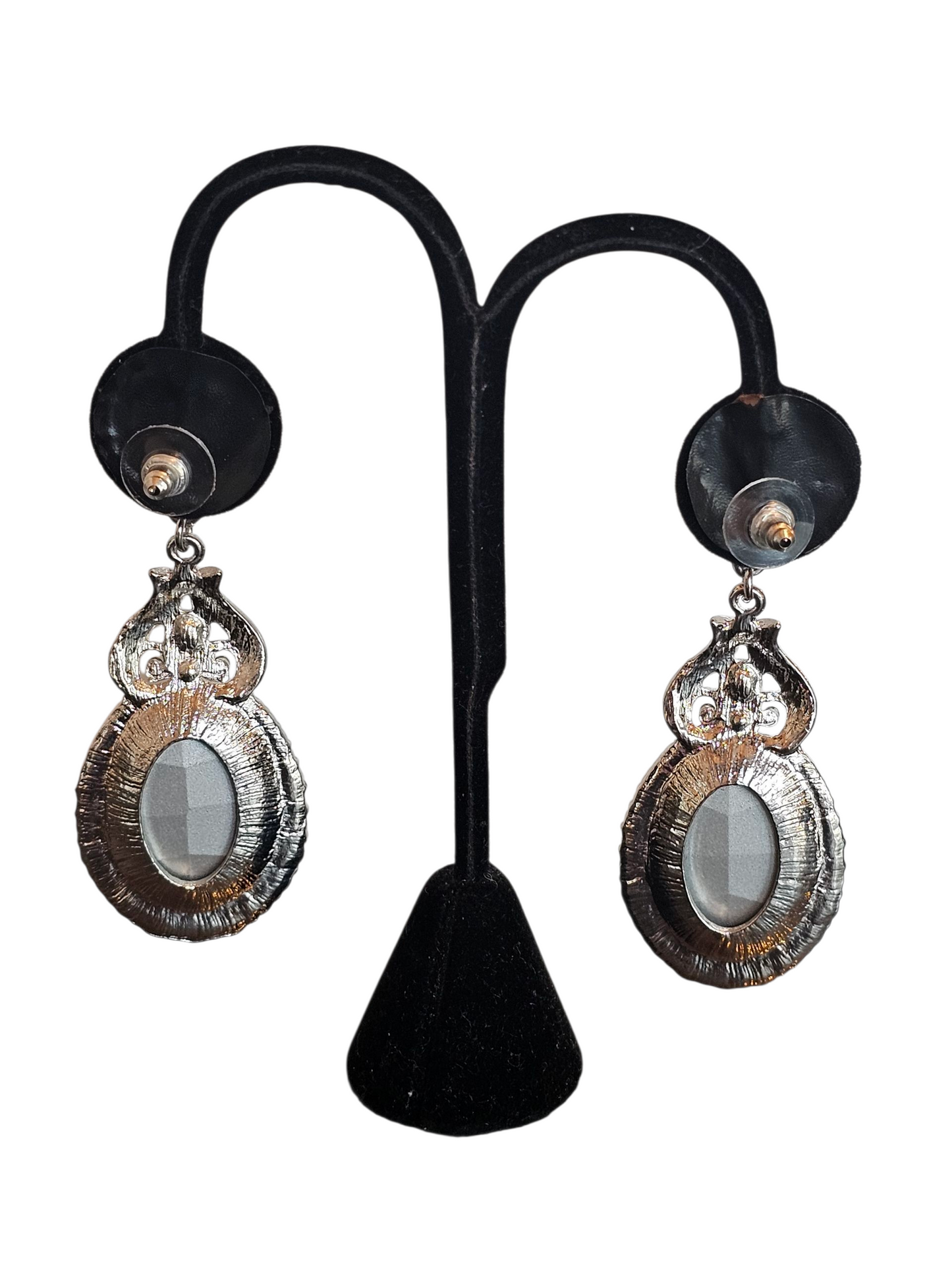 Large Mirror Drop Earring