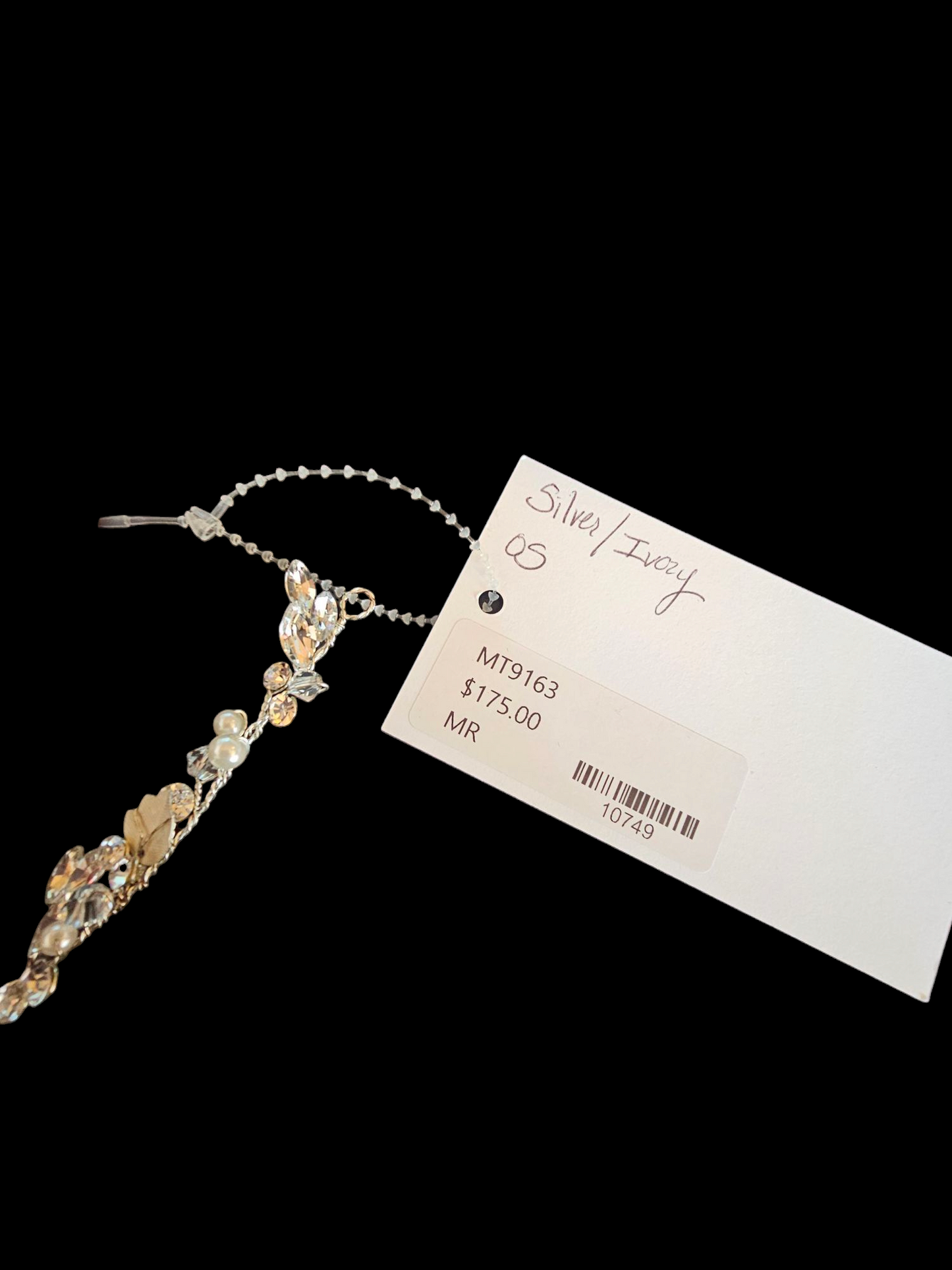 Silver Floral Wire Hair Wreath/Headband/Tiara - Marionat