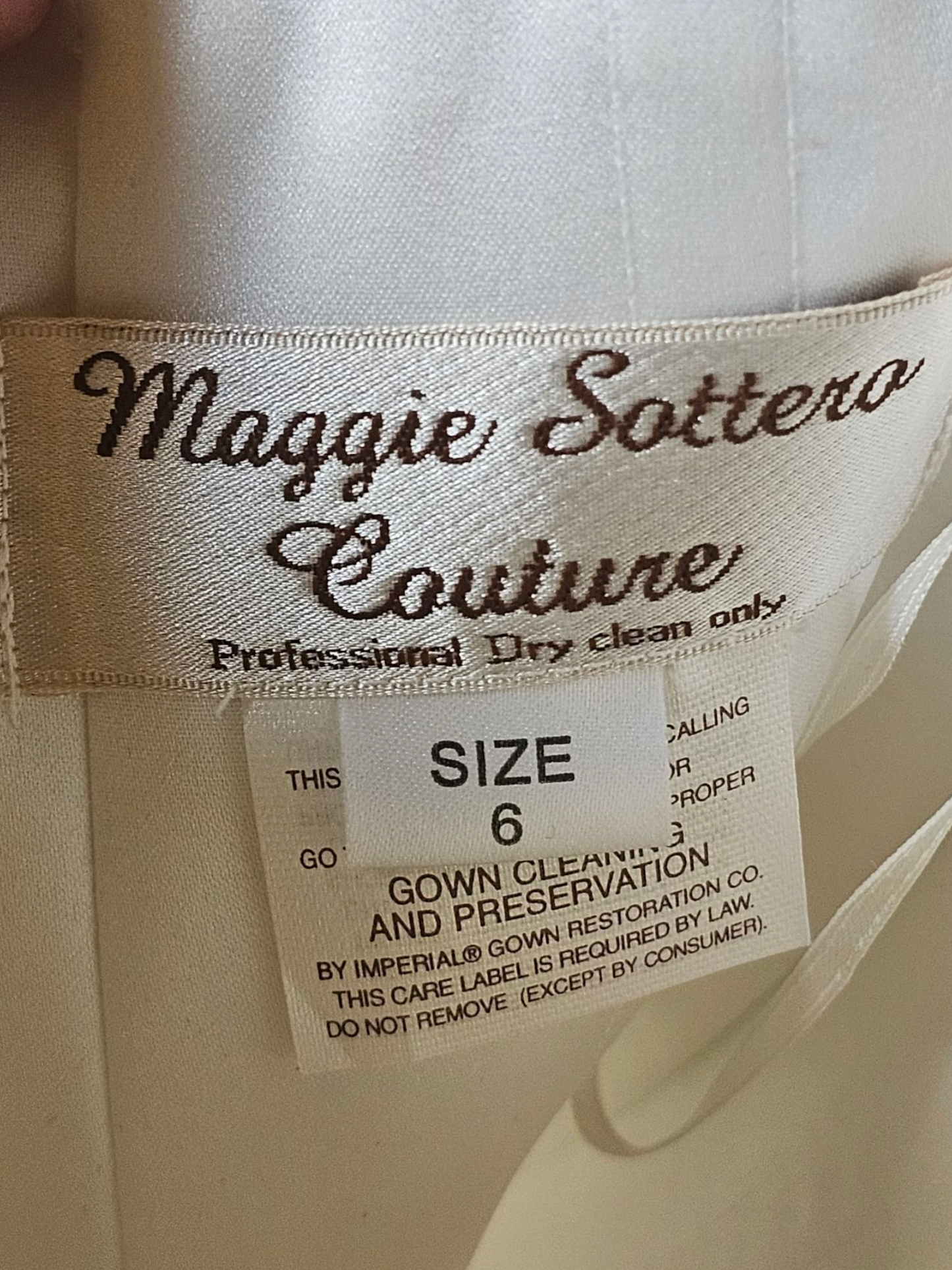 Ivory/Blush Tuck Taffetta Cupcake Wedding Gown- Maggie Sottero Couture