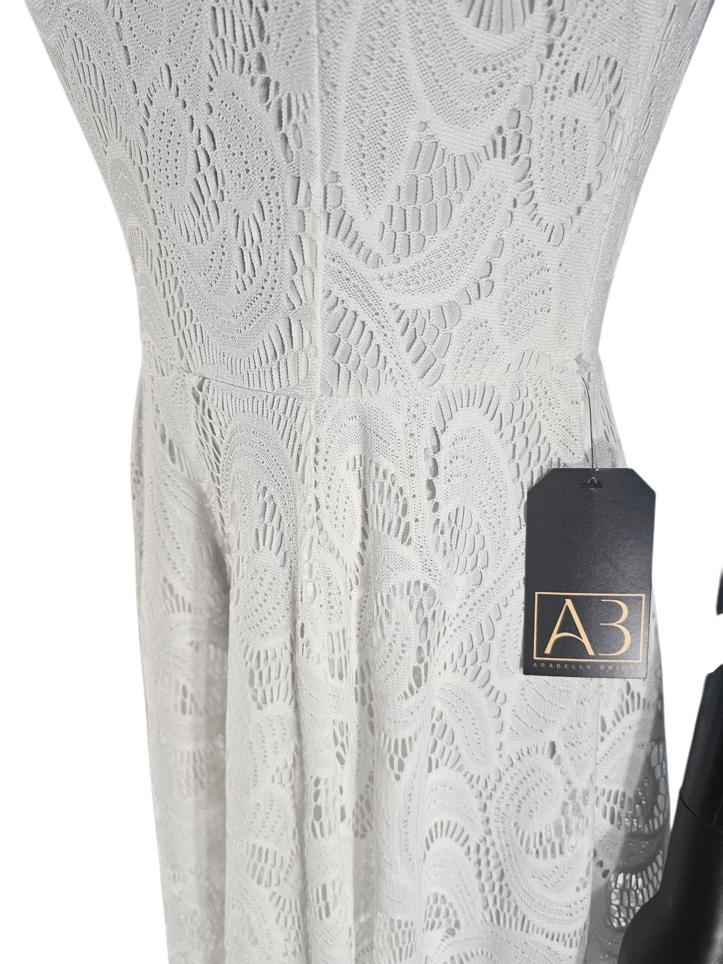 White Lace Short Dress - London Times