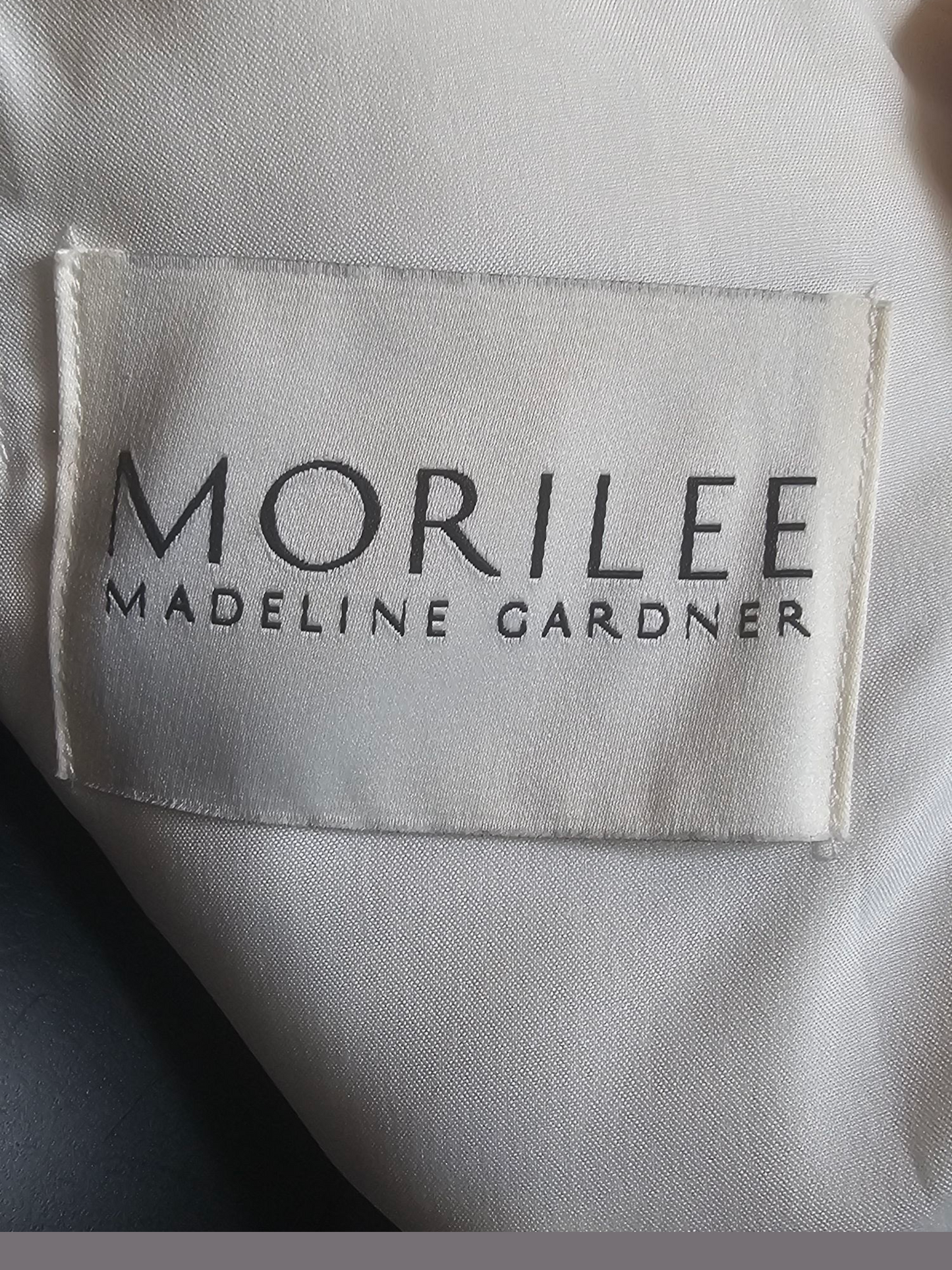 Ivory Lace Overlay Long Sleeve Wedding Gown - Morilee Madeline Gardner