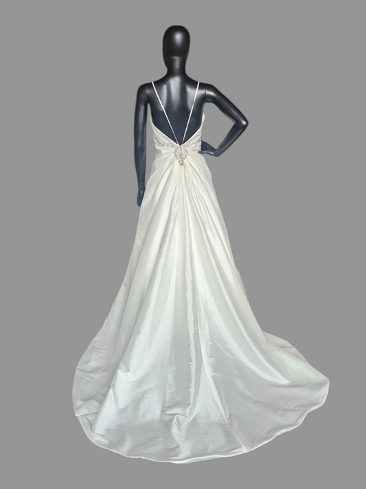 Ivory Taffeta Low Back - Jasmine