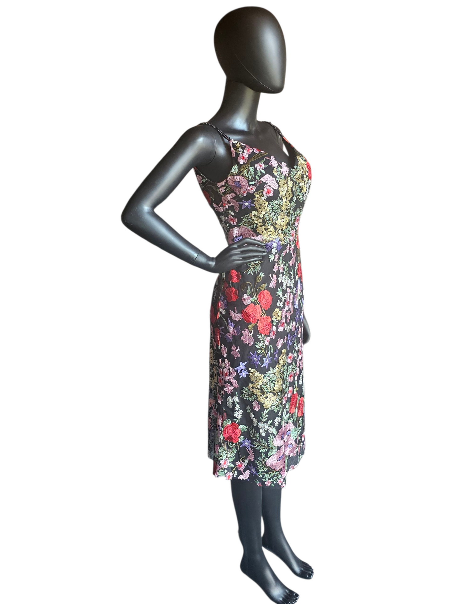 Floral Embroidered Cocktail Dress - Mac Duggal