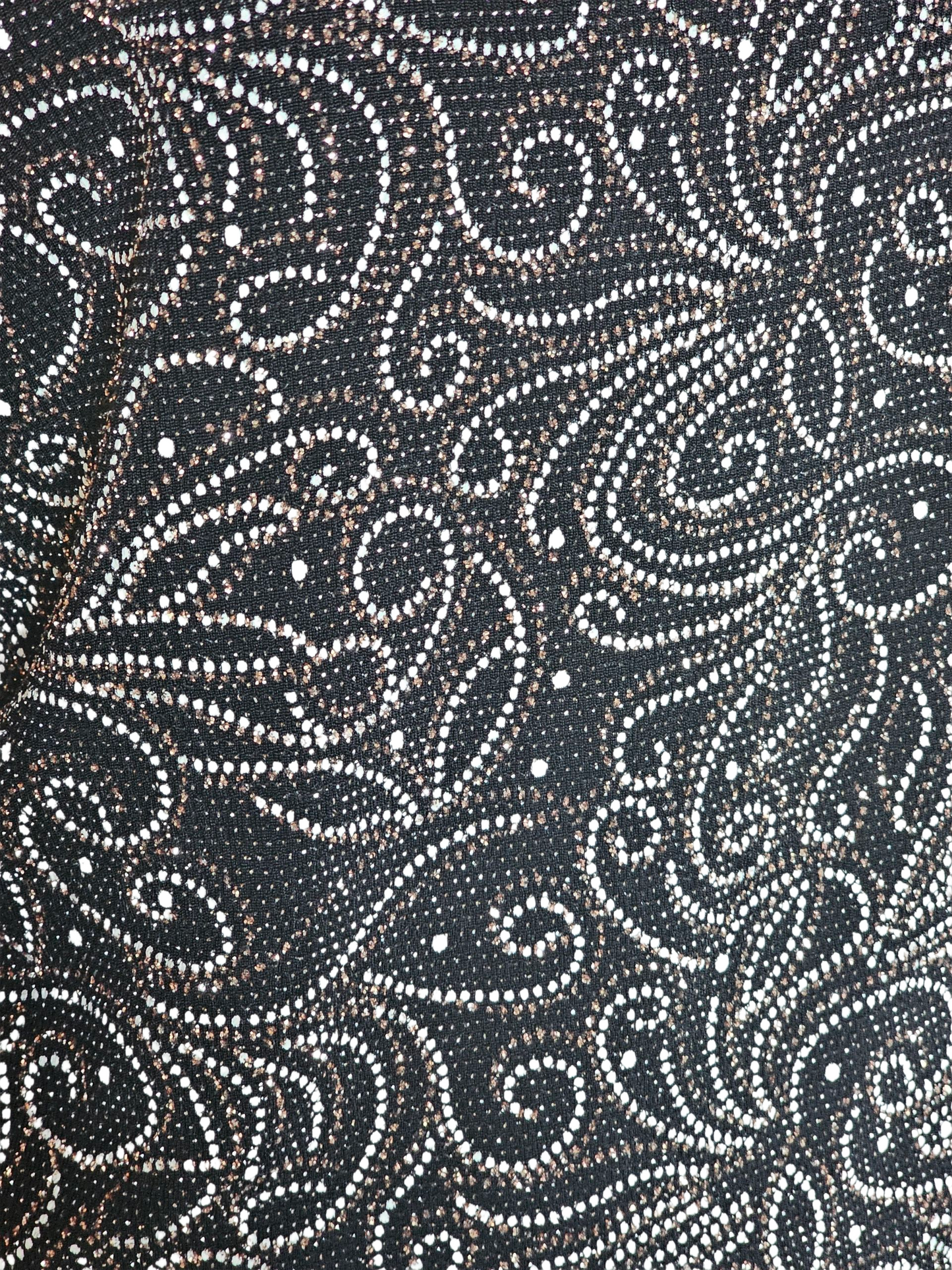 Black/White/Copper 3 Piece Formal Outfit - Alex Evenings