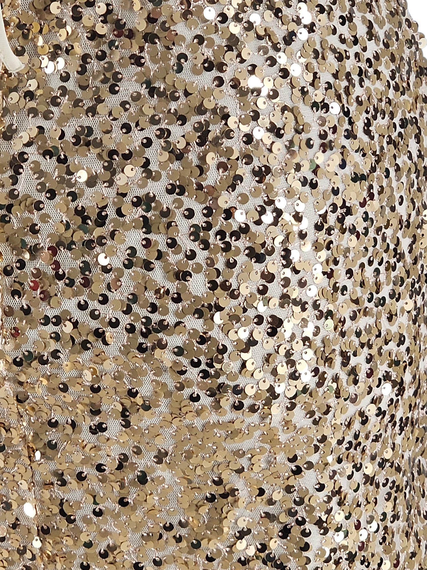 Gold Sequin Spaghetti Strap Cocktail Dress / Party Dress - Wild Fable