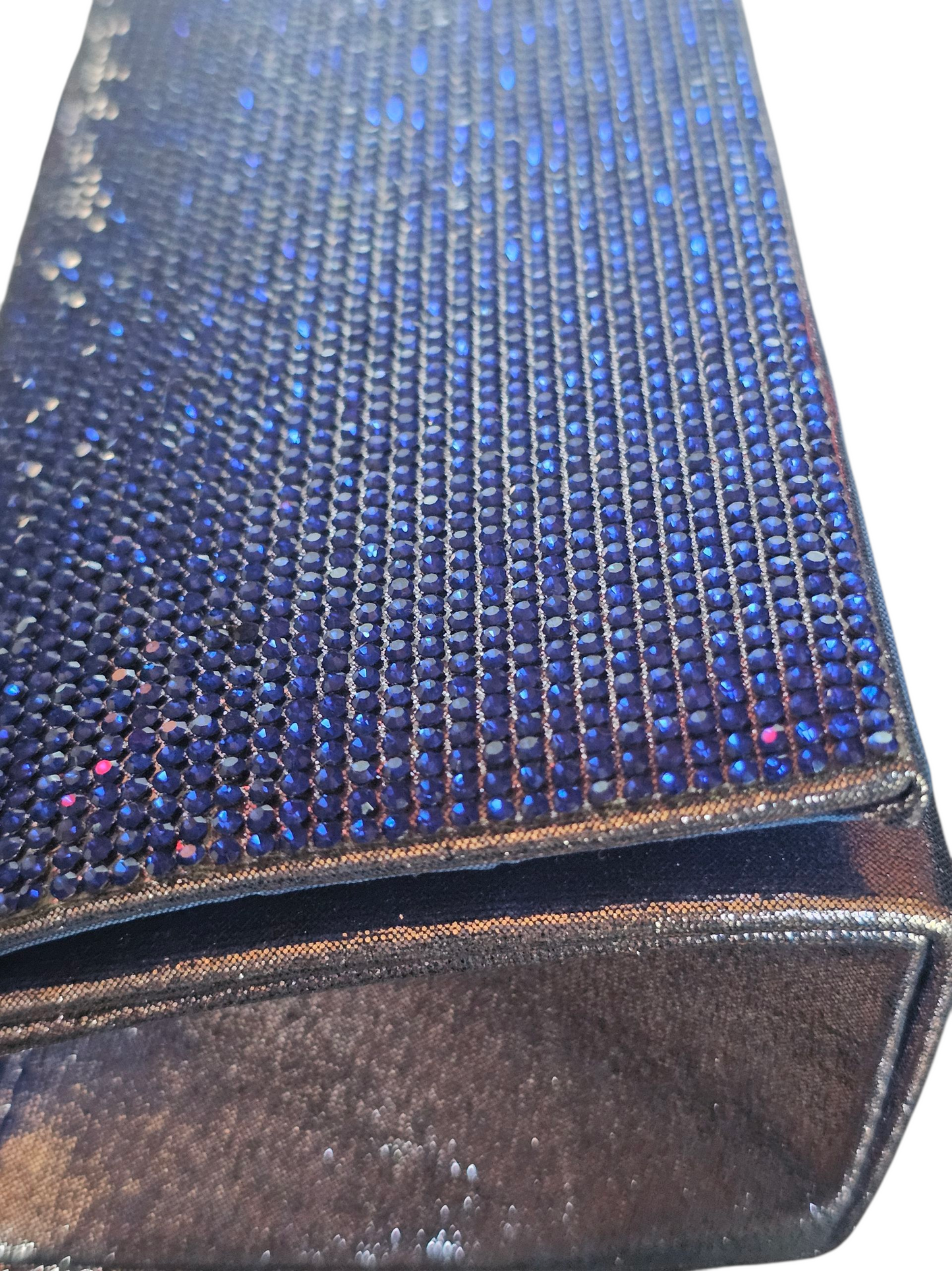 Royal Blue Crystal Clutch