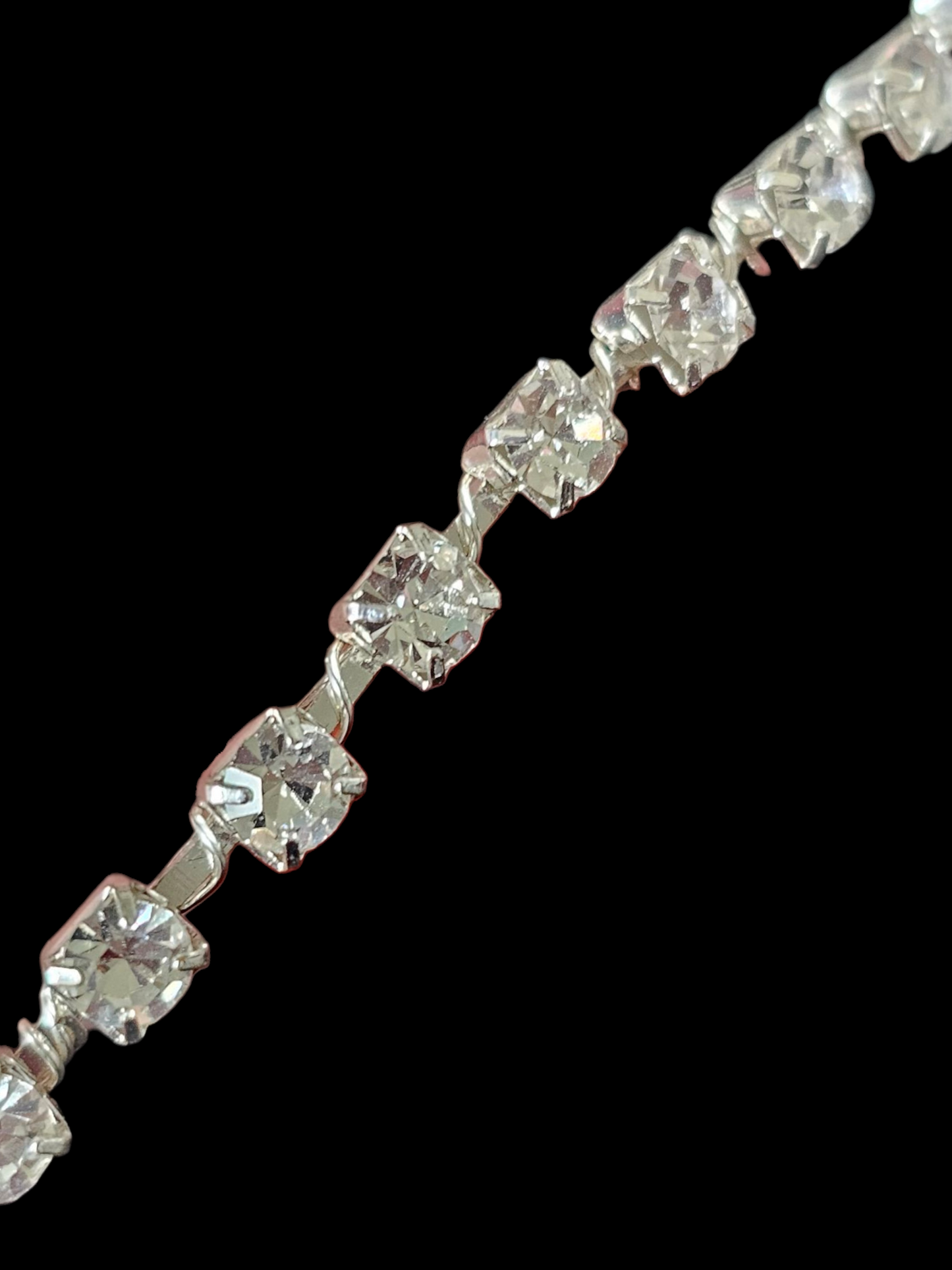 Silver/Crystal Bendable Hair Crown/Wreath