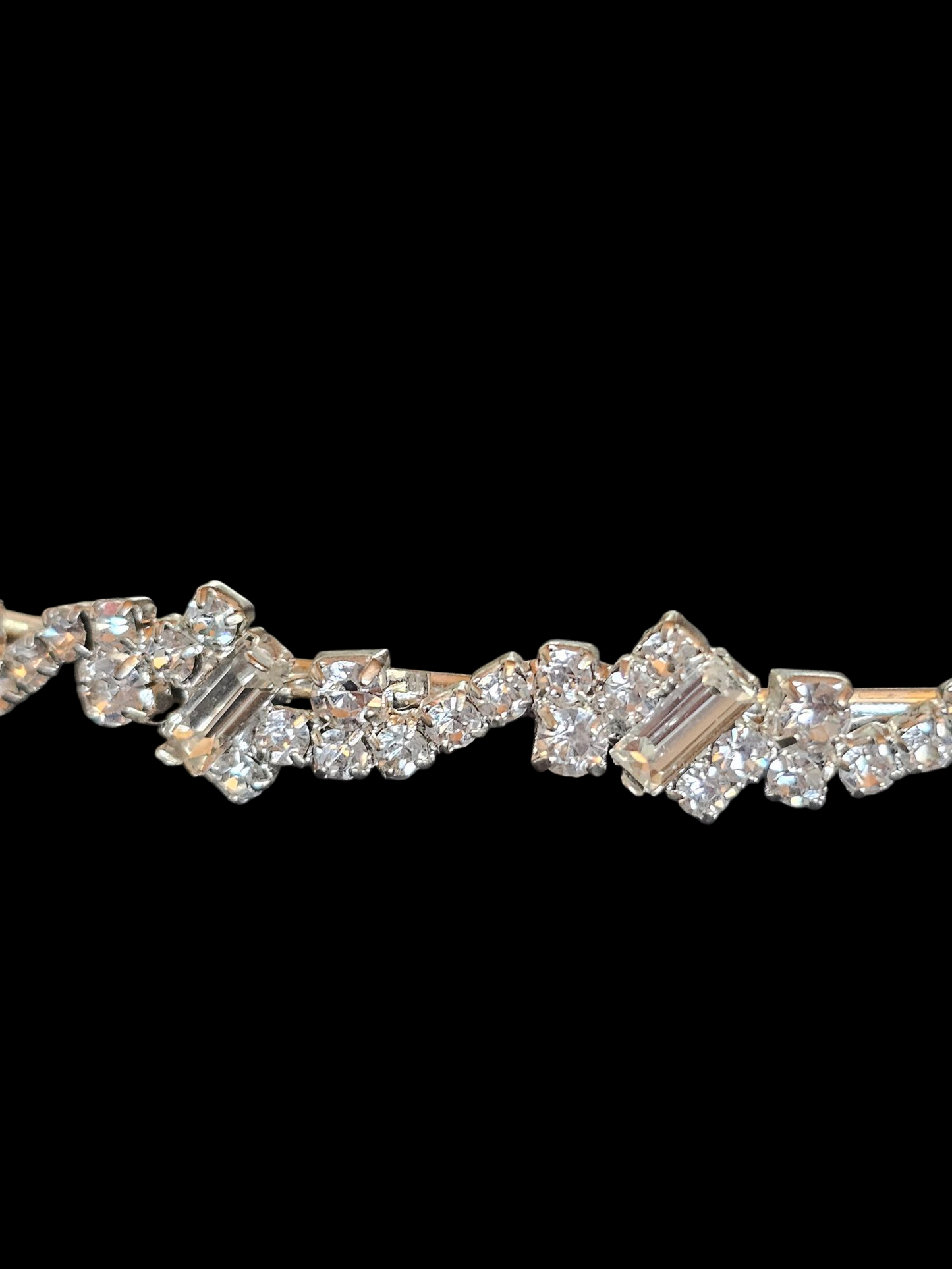 Silver/Rhinestone Simple Tiara