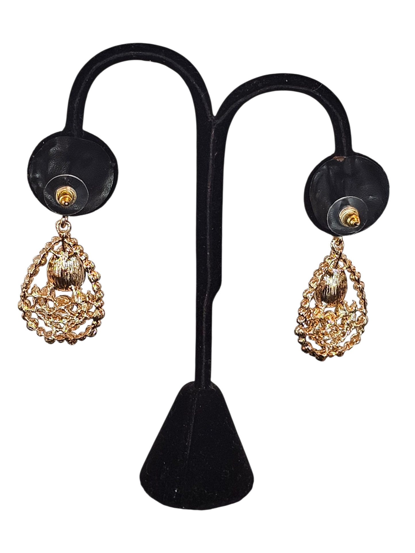 Large Blue Teardrop Earring